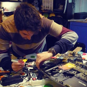 Photo de l'ordinateur portable, inutilisable pour une raison logicielle